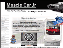 Tablet Screenshot of musclecarjr.com